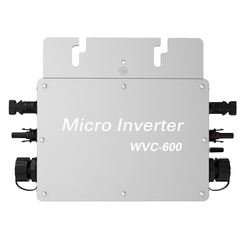 600W IP65 Waterproof Grid Tie Micro Inverter 230VAC Pure Sine Wave WiFi Communication Balcony  PV Equipment