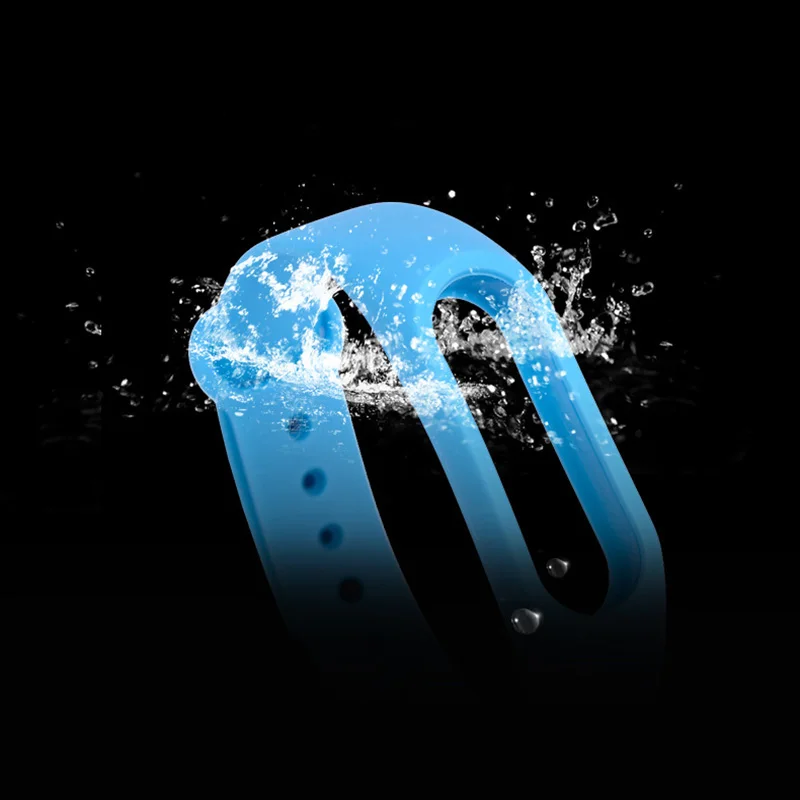 Pulsera de colores para Xiaomi Mi Band 4, 5, 6, 7, correa de silicona para reloj deportivo