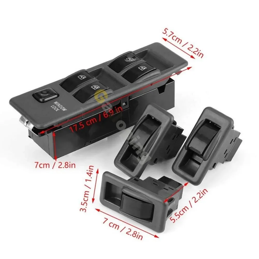 Electric Power Master Window Switch Control Button For 1990 - 2003 Mitsubishi Pajero Montero Car Accessories MB781916 MR753373