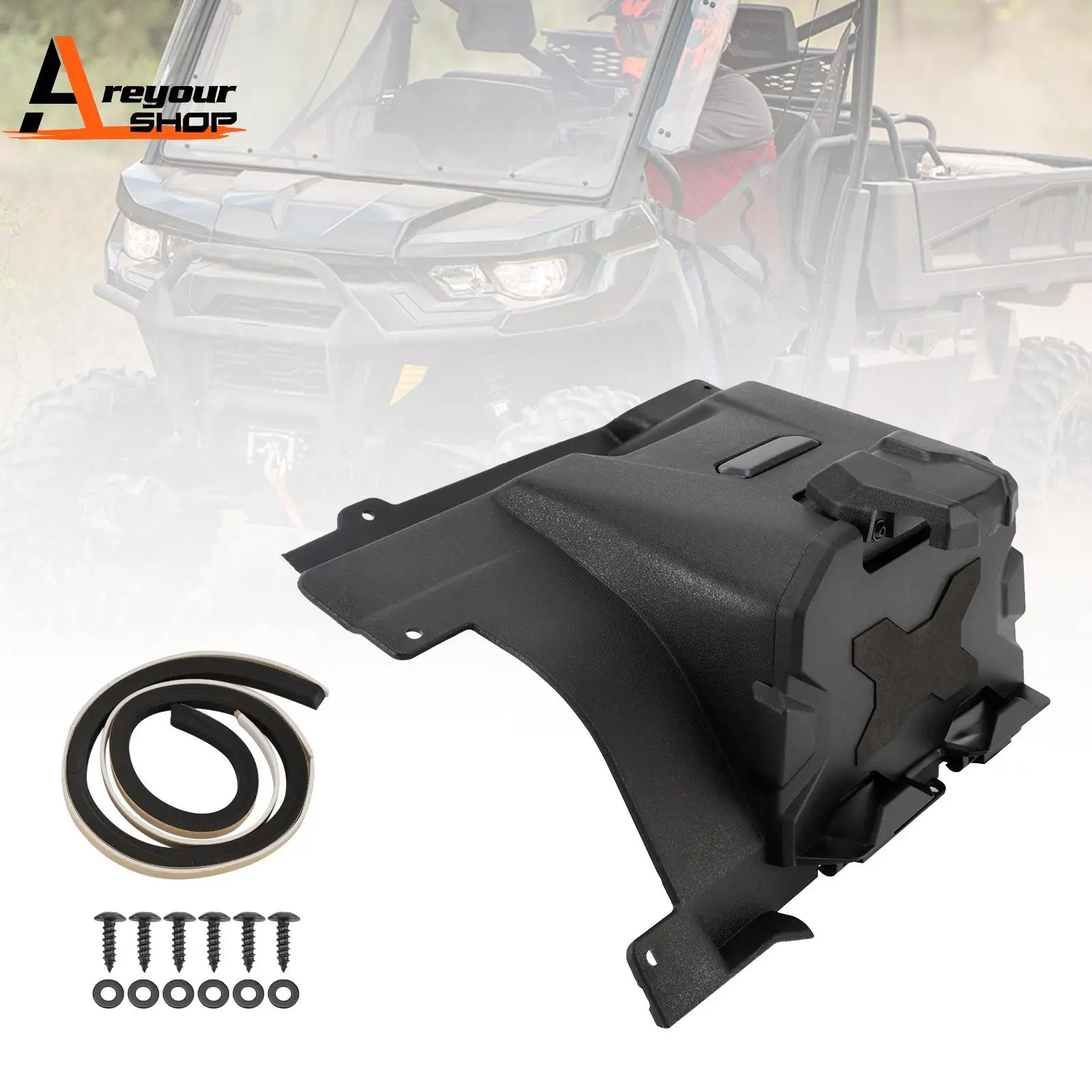 

Storage Box & Tablet Mount for Can-Am Defender Hd5 Hd8 Hd10 Max 2016-2024 2023