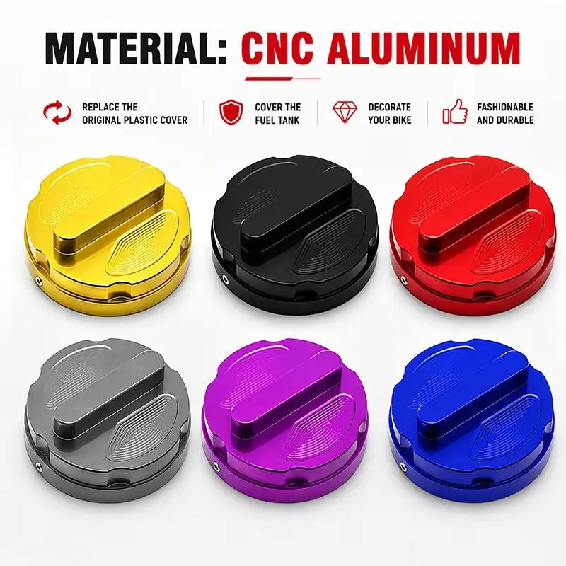 Motorcycle Fuel Tank Cover High Strength Aluminum Alloy Scratch Resistant Protector for Racing Sport Bikes
