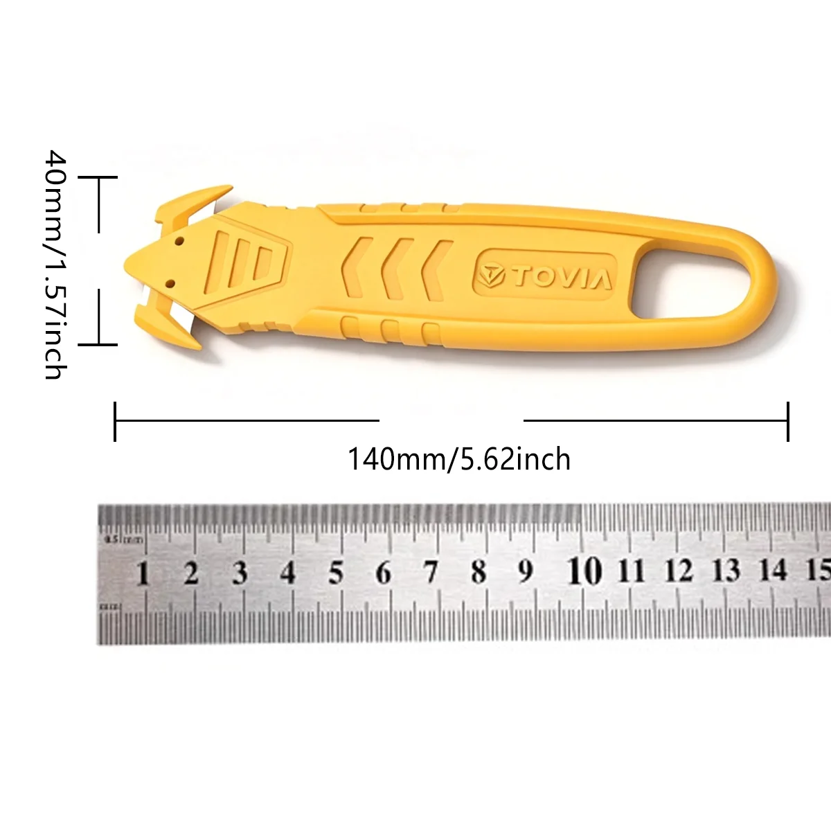 5PCS Double-Edged Cutter Tool Box Cutters Portable Unpacking Tool Film Cutting Art Paper Cutter Office Gadget Courier