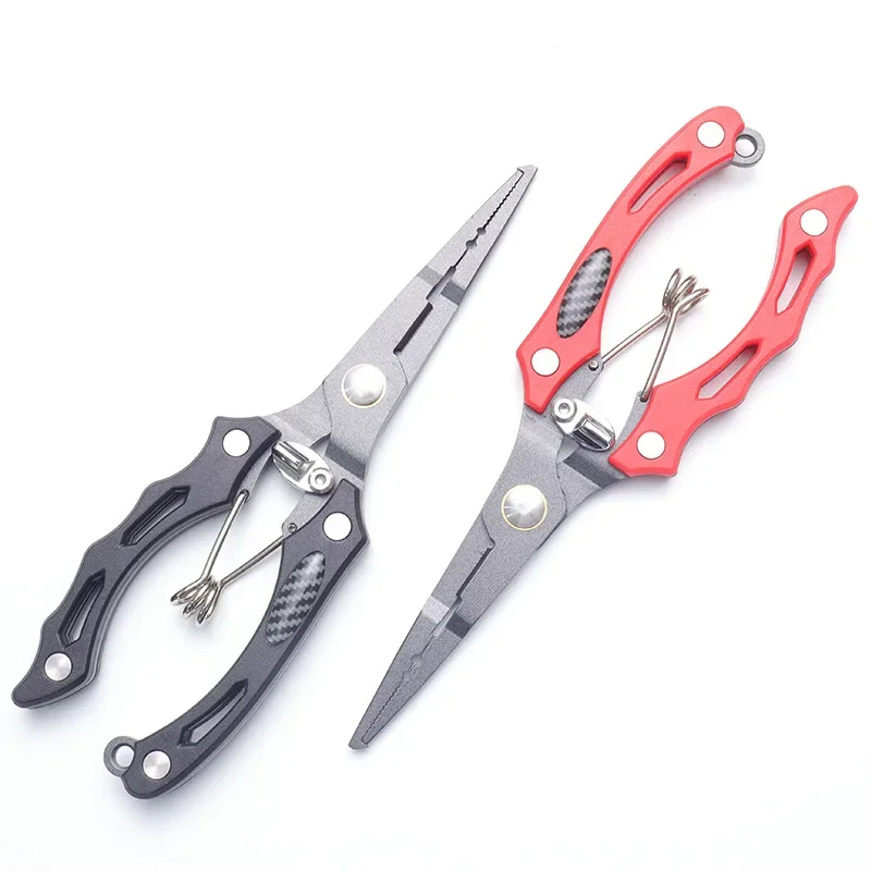 

Dobeli Stainless Steel Hook Remover TPR Handle Wire PE Fish Line Cutter High Strength Fishing Pliers Tackle Pesca Accessories