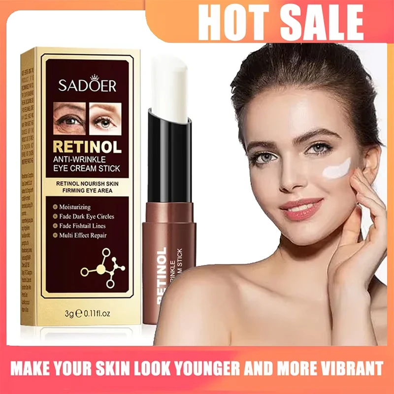 

Крем для глаз с ретинолом, удаляющий против темных кругов под глазами, увлажняющий, укрепляющий крем для глаз, корейская косметика для ухода за кожей