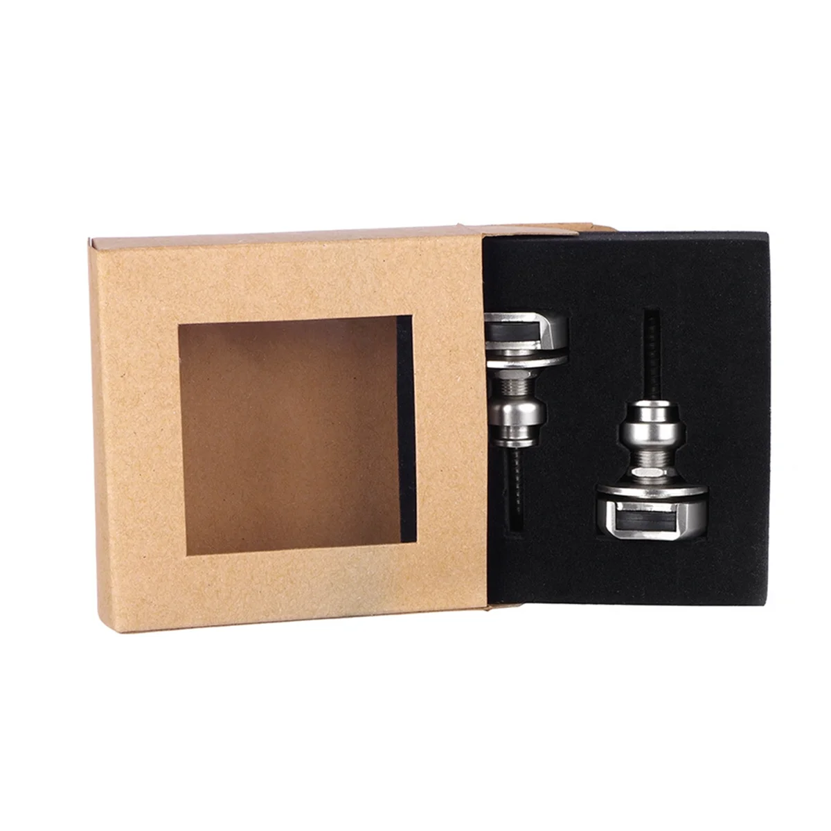 Qa88x 2 peças fechaduras de alça de guitarra fechaduras de botão retentor de segurança anti-ferrugem botões de alça de metal retentor para guitarra elétrica baixo, b