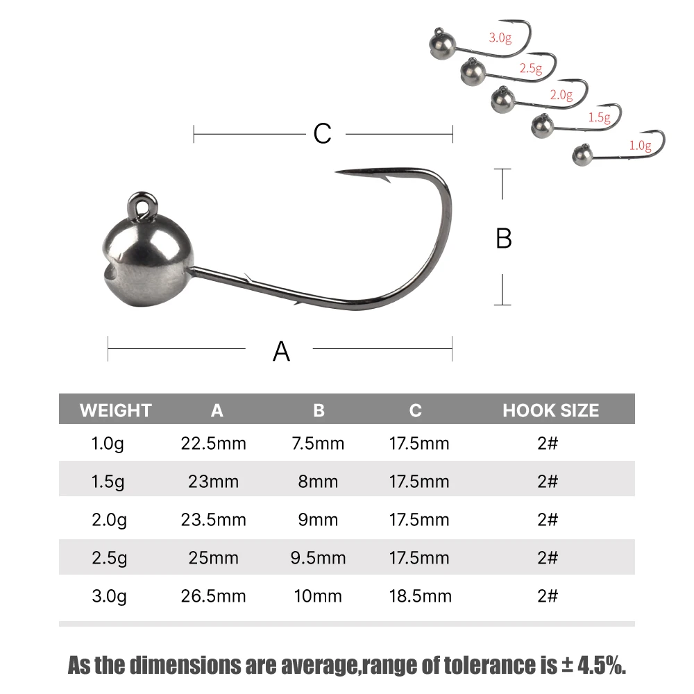 Elite TG 28/30PCS Tungsten Jig Head Hook Combo,1g-3g Boxed Soft Grub Worm Baits MANTIS AJING Round Head Bass Salmon Bream Jigs