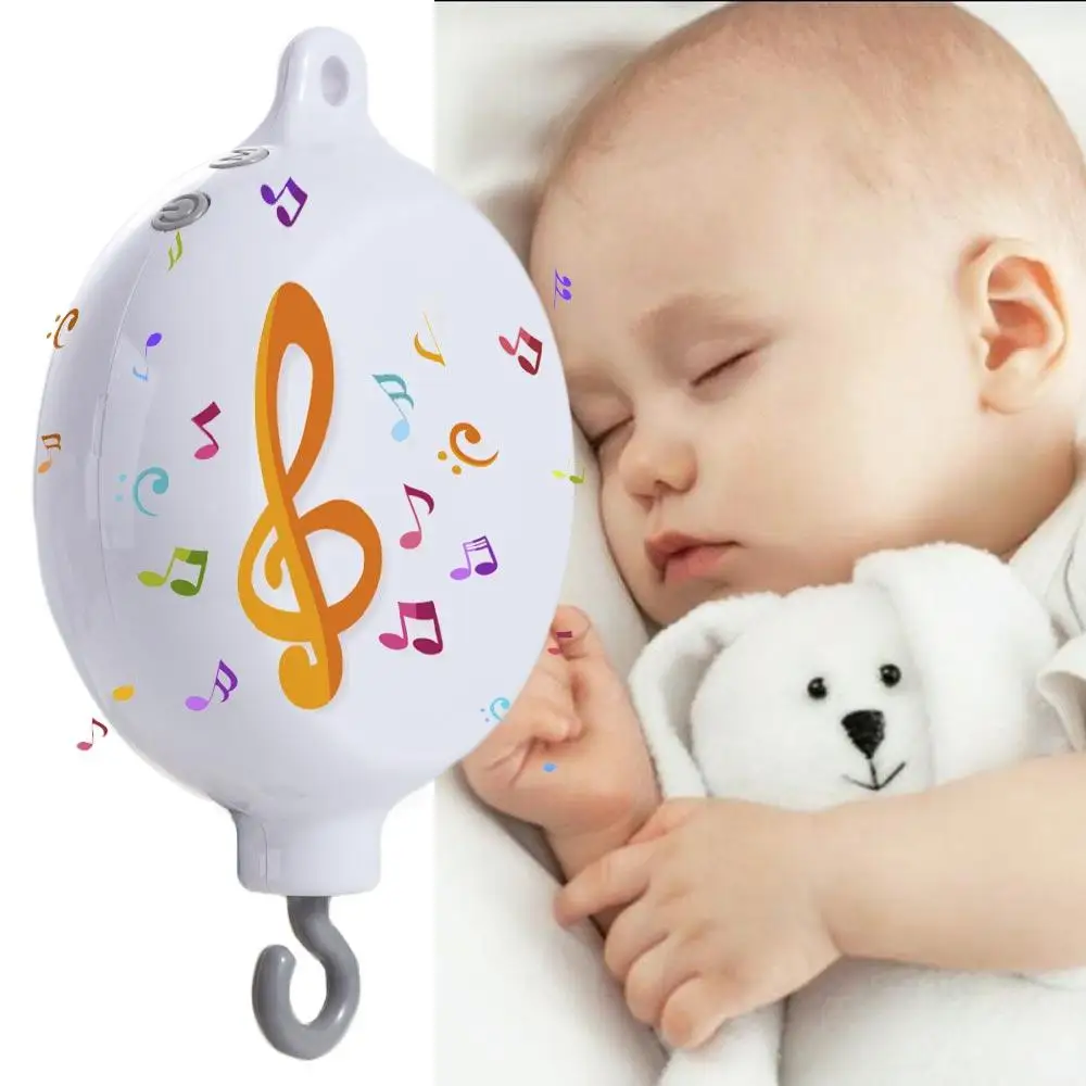Fashion 35 Lullabies Baby Mobile Music Box Cartoon Cute Bed Bell Musical Box White Baby Musical Box Intellectual Development
