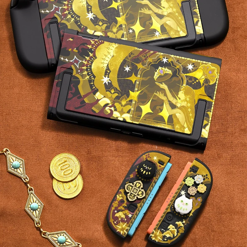 Taboo Crown Matte Hard Front Back Cover Crystal Shell Protector For Nintendo Switch 2 NS2 Joy-con Controller Protective Case