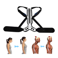 Adjustable Alloy Posture Corrector Scoliosis Back Brace Spine Corset Shoulder Support Posture Orthopedic Back Correction Belt