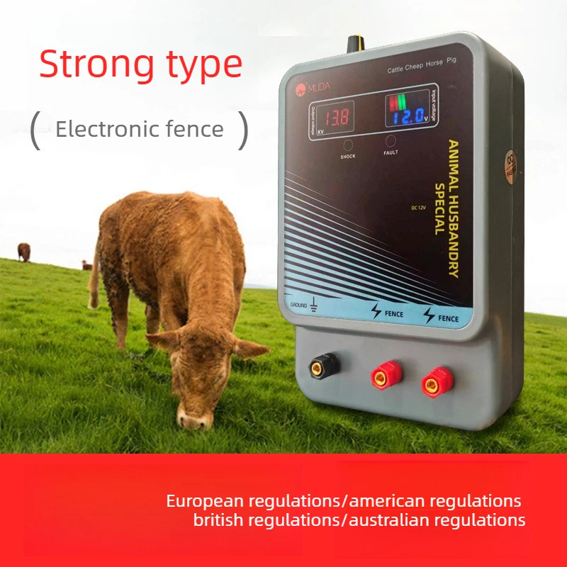 

Pulse Electronic Fence Double Screen Voltage Regulation Pasture Cattle and Sheep Anti-beast Breeding Host Protection Net