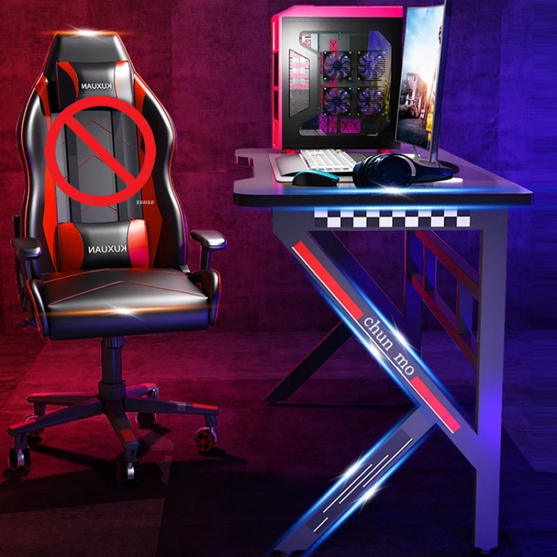 Laptop Table Gaming Desk Office Furniture Gaming Table Desk Gaming Computer Desk Chair Set Home Office Bedroom Computer Desk