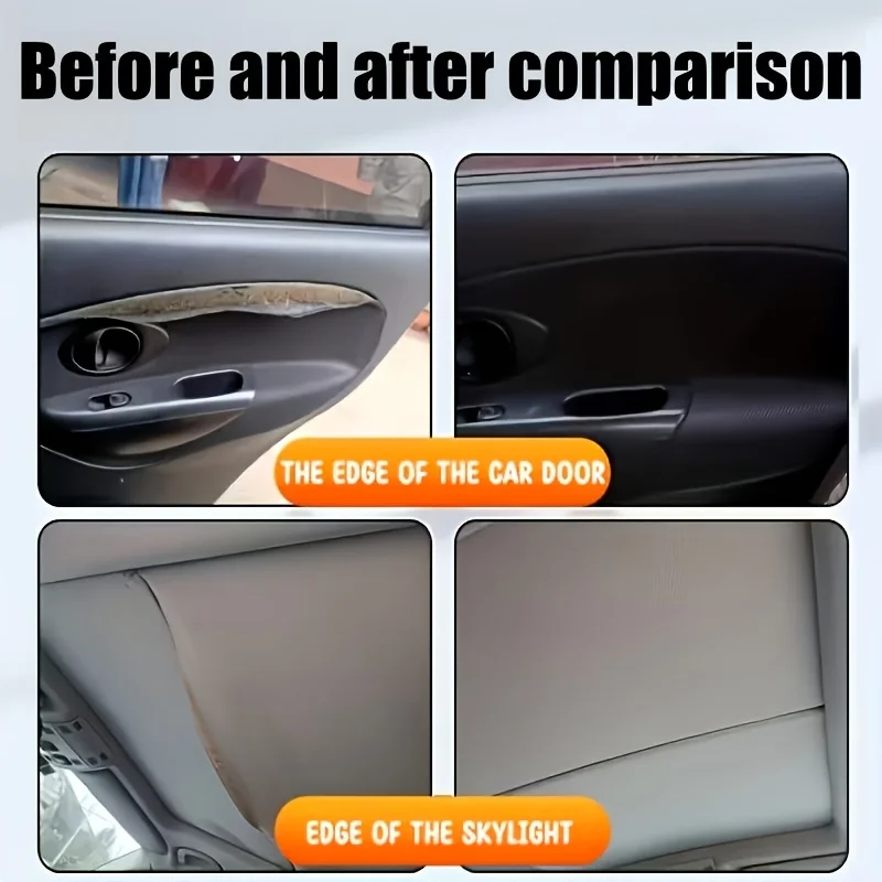 JOKJOK Car Headliner Adhesive Roof Liner Repair Glue Heat Resistant Quick Dry For Interior Trim Leather Plastic view 3