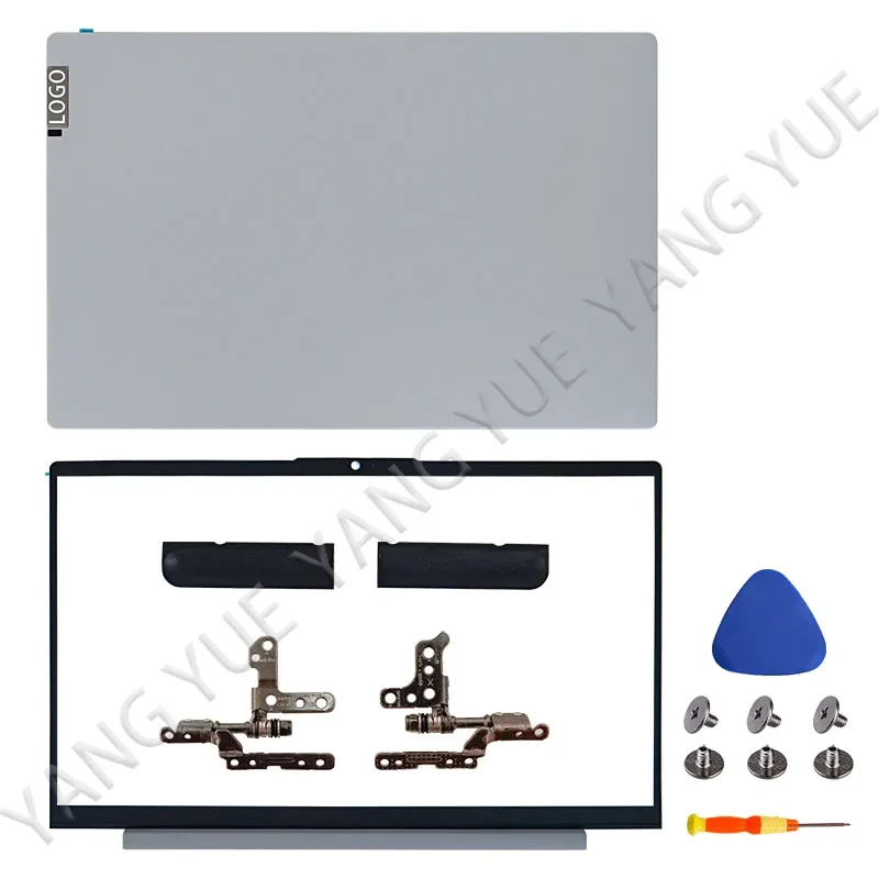 Новинка, Замена для Lenovo Ideapad 5 15IIL05 15ARE05 15ITL05 15ALC05 2020 2021, задняя крышка ЖК-дисплея, передняя панель, петли, задняя крышка, верхняя крышка