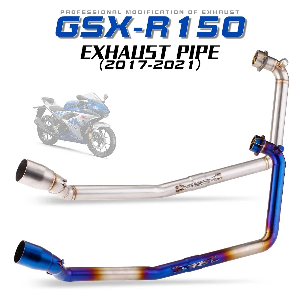 

Factory Hot Selling For GSXS150 GSX150R GSXR150 Motorcycle Exhaust Escape System Modified Front Middle Link