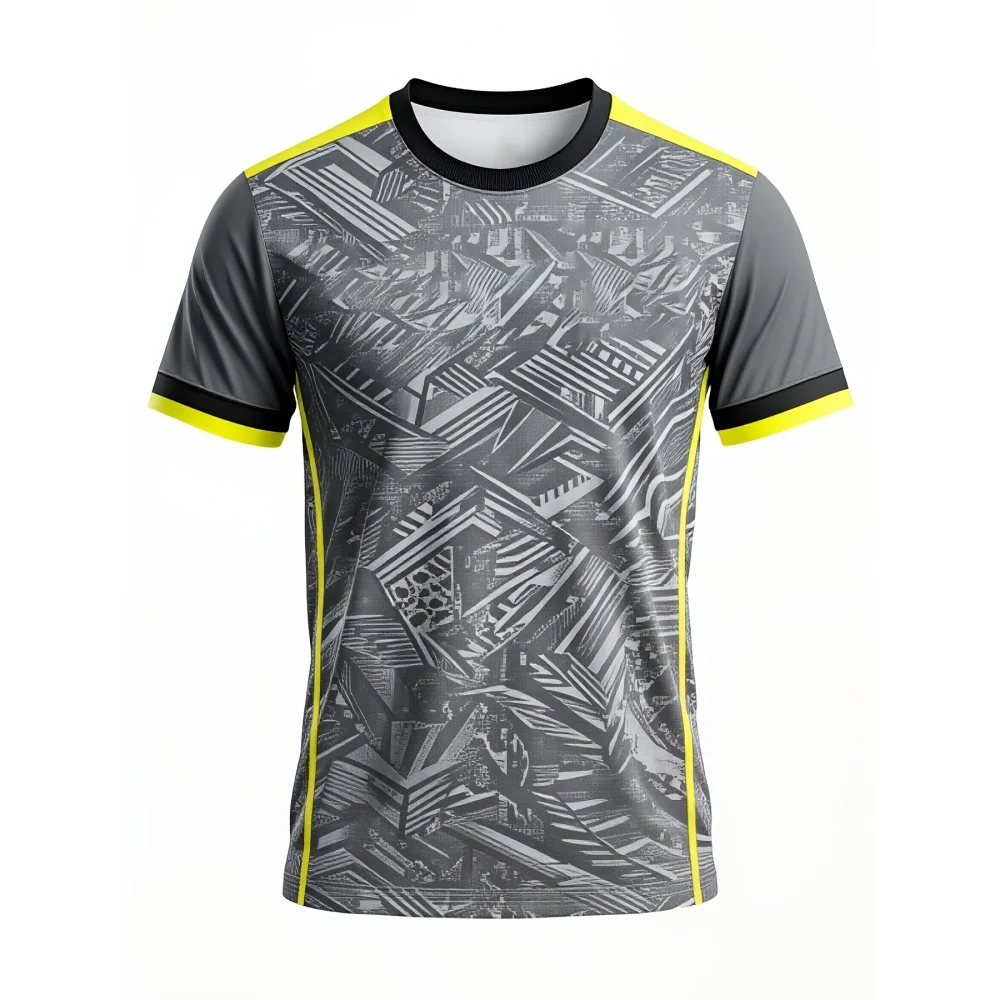 Men Line Badminton T-Shirts Table Tennis Breathable Training Sports Tees Women Tennis Short Sleeve Running Quick Dry Clothing