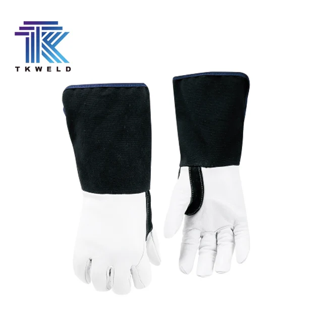 High Quality Anti Fire Leather Gloves for Welding & Soldering Work Safety Protection Hand Gear