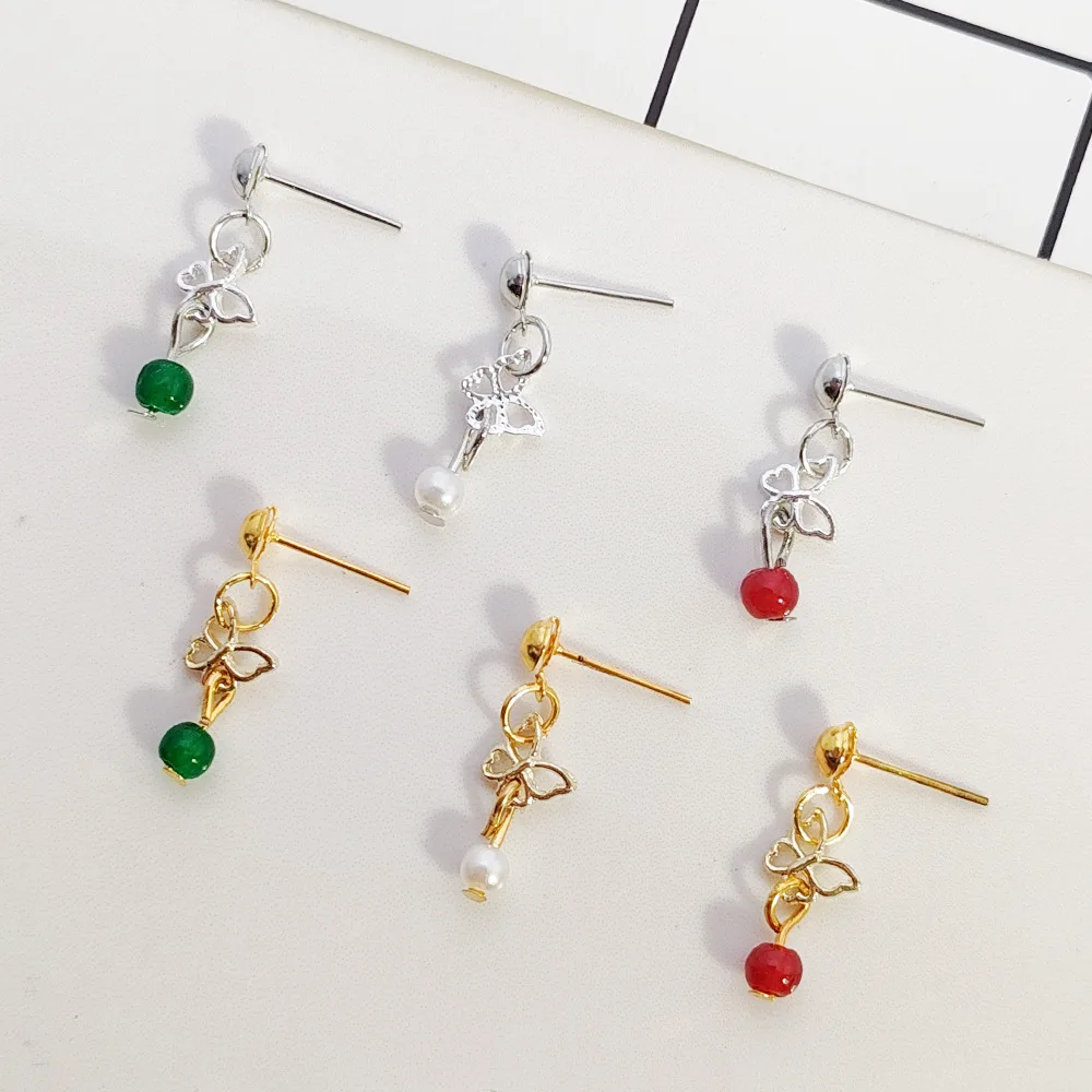 1/6 Doll Jewellery Parts Retro Gemstone Earring/Metal Butterfly Earrings/Dreamy Tassel Star Earrings For 30/60Cm Supermodel Doll