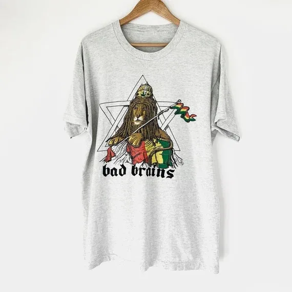 

Винтажный подарок для фанатов Bad Brains 1993, серая футболка унисекс всех размеров