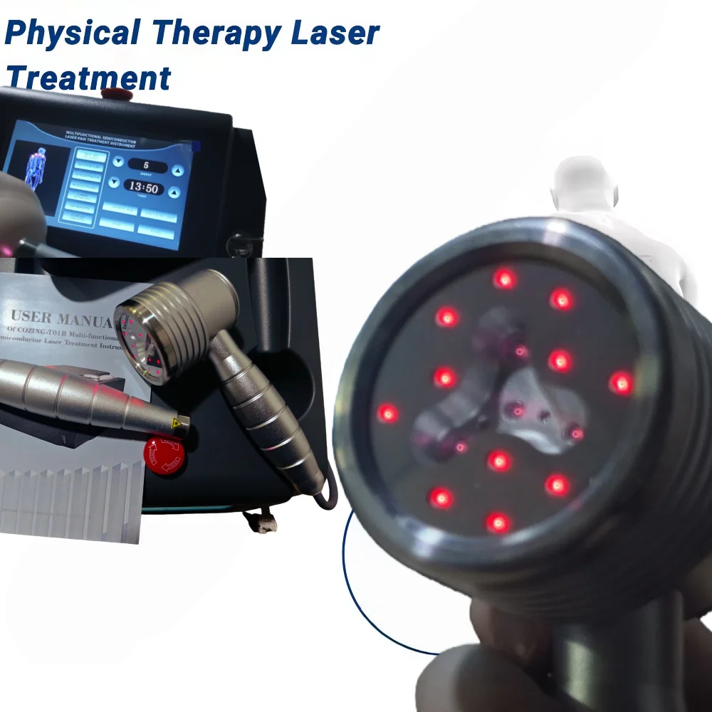 1055mW Professional Targeted Laser Therapy, 808nm 22 Diodes for Carpal Tunnel Syndrome & Acupuncture Point Treatment, Red Light
