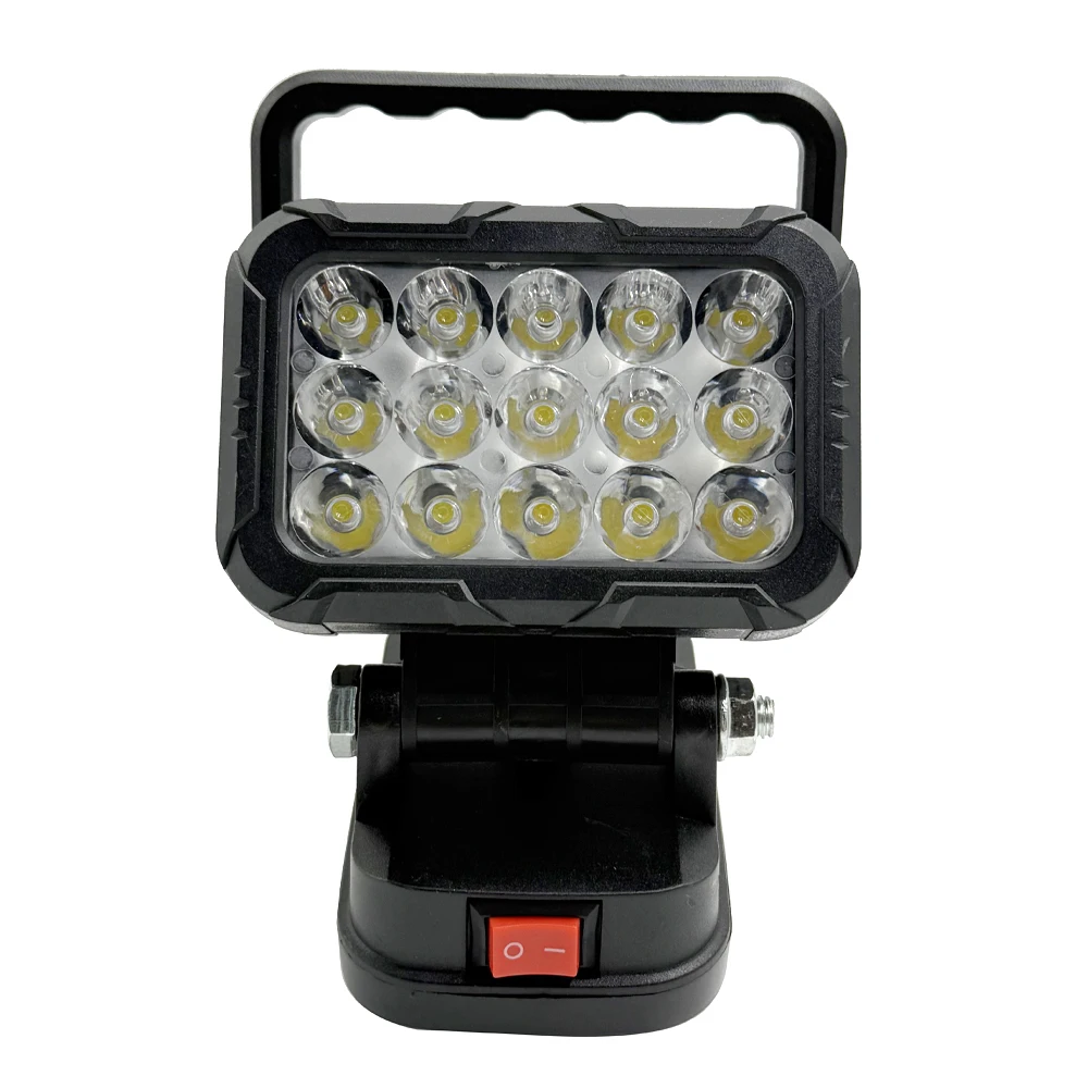 

15 бусин светодиодный рабочий фонарь для Makita 18 В литий-ионный аккумулятор светодиодный рабочий фонарь фонарик прожектор аварийный светильник для инструментов