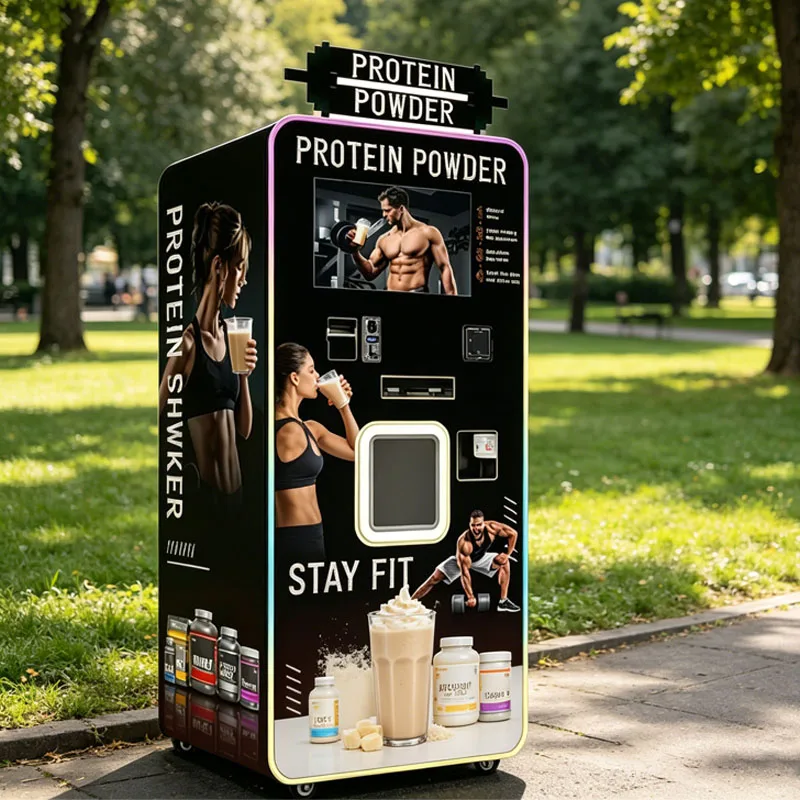 Protein Shake Vending Machine Smart Smoothie Dispenser with Cashless Payment for Gym and Sports Club Customization