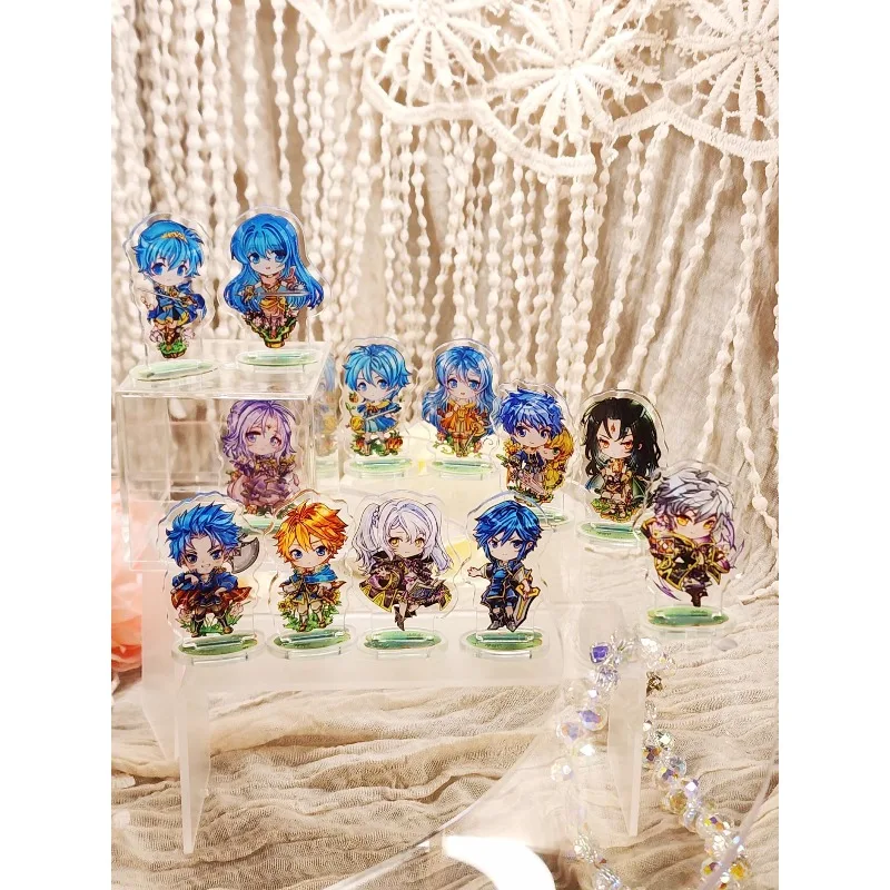 

Fire Emblem Mini Chibi Standee Childhood Heroes Desk Decor Original Hand made Cute Cartoon Anime Pendant Toy Gift