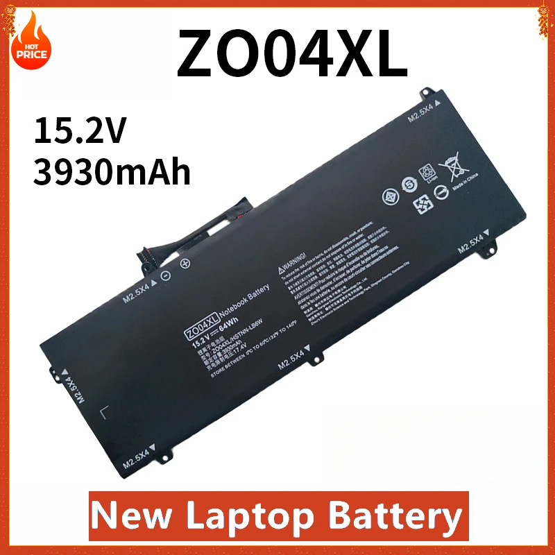 

3930mAh ZO04XL Laptop battery For HP HSN-C02C Zbook Studio G3 Series 808396-422 HSTNN-LB6W HSTNN-C88