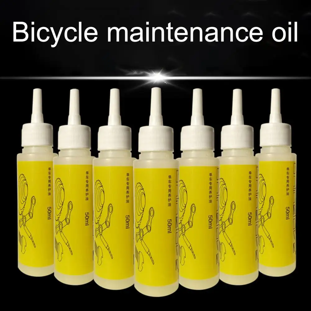 Long-lasting Practical Chain Lube 50ML Anti-corrosion Maintenance Bike Maintenance Transparent Chain Cleaner Lubrication Bike Ma