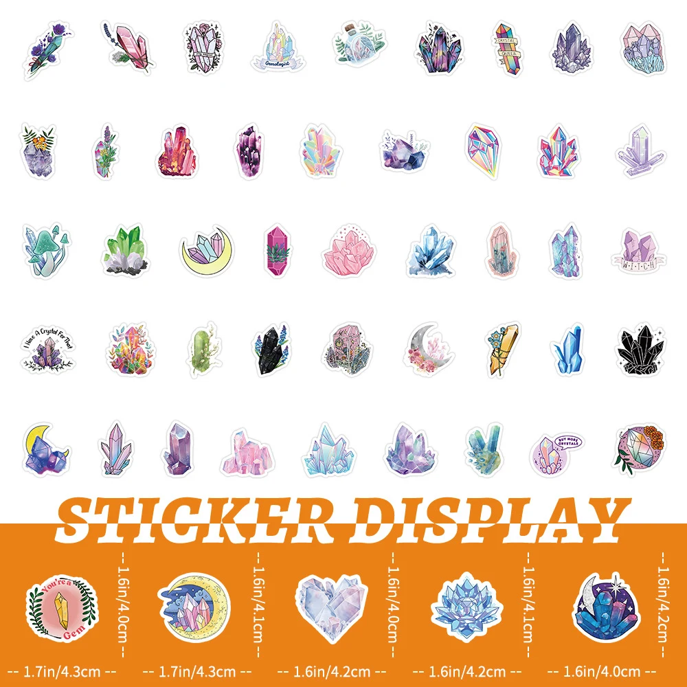 10/30/50/100 個漫画かわいいクリスタルステッカーパック美的デカール装飾 DIY スクラップブックノートパソコン電話防水ステッカーおもちゃ