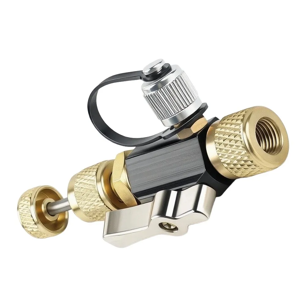 1set Brass Valve Core Removal Tool With Magnetic Cap For HVAC Systems Vacuum Cooling Air Conditioning Maintenance