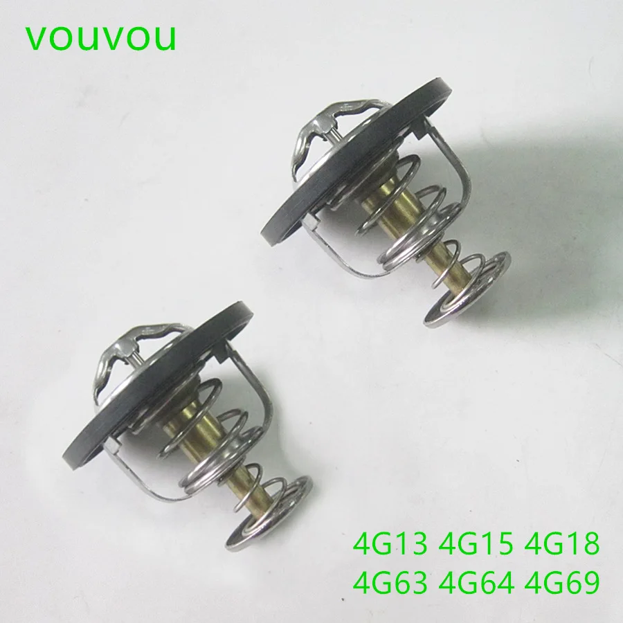 vouvou Car accessories MD337408 engine cooling thermostat for Mitsubishi engine 4G13 4G15 4G18 4G63 4G64 4G69 4D56 82 degrees