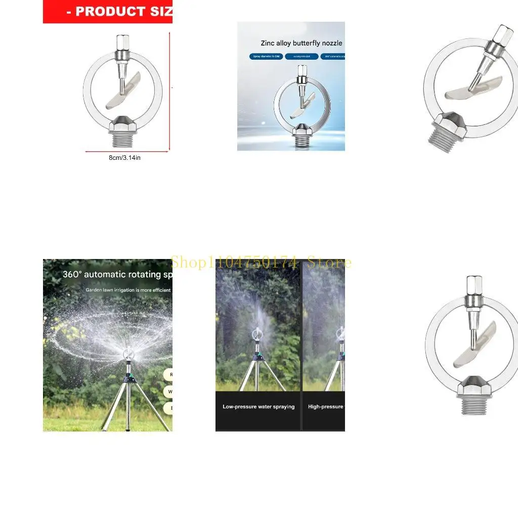 Wide-Coverage Garden Sprinkler with Straightforward Installation 360-Degree Top Sale