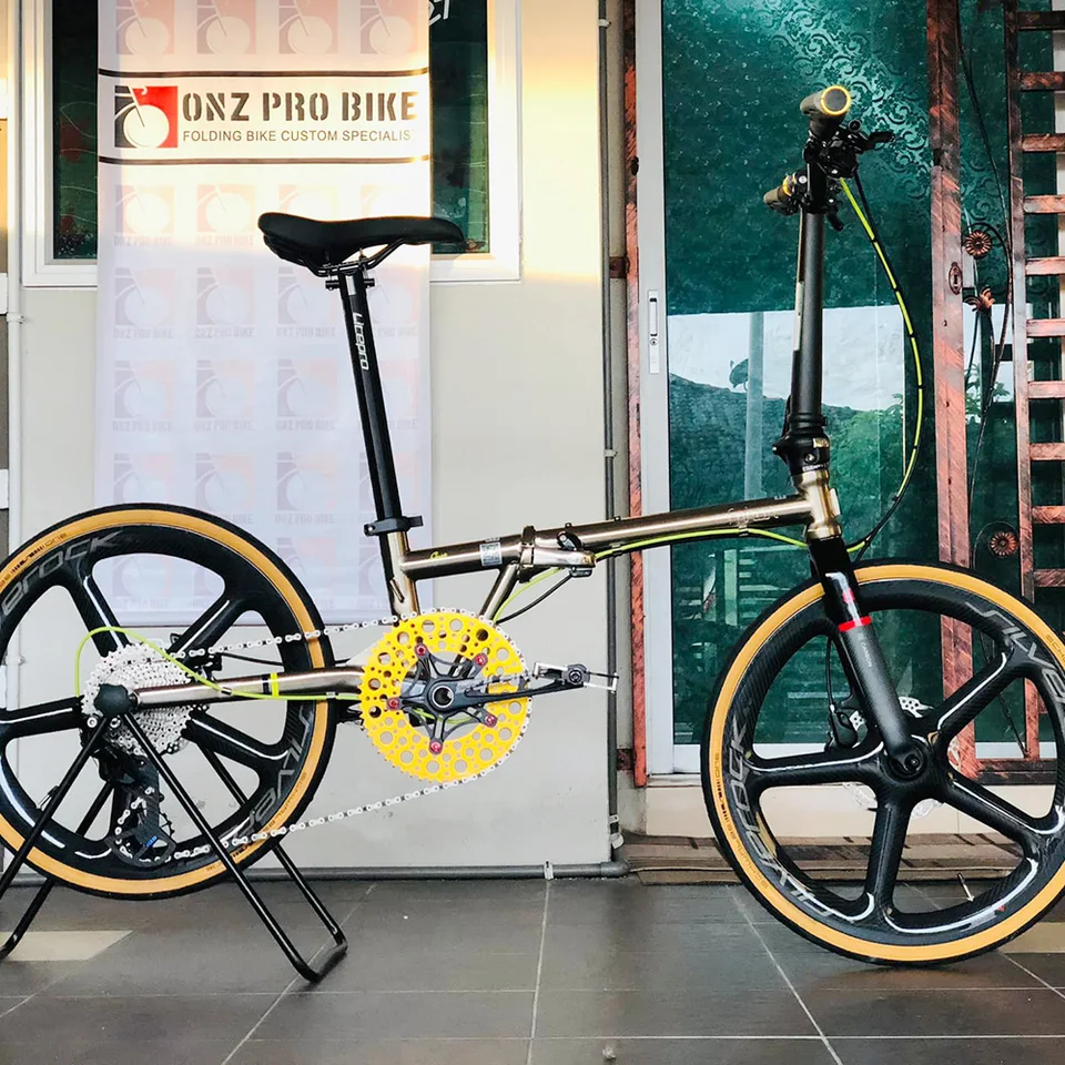 Fnhon 突風CR-MO スチール折りたたみ自転車フレーム 20インチ ディスク