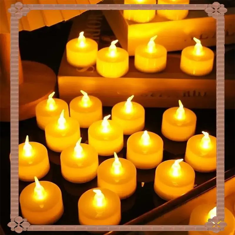 

24-Hour Delivery Wishing Lights Mini Flameless Electronic Candle Lights LED Battery Powered Warm Light Atmosphere Decoration Pro
