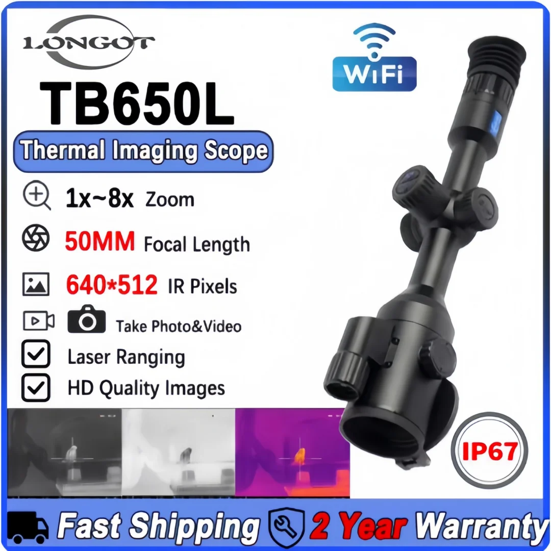 

Longot Thermal Imaging TB650L 640 Resolution,Night Vision Device,Search and Rescue,with Distance Measurement