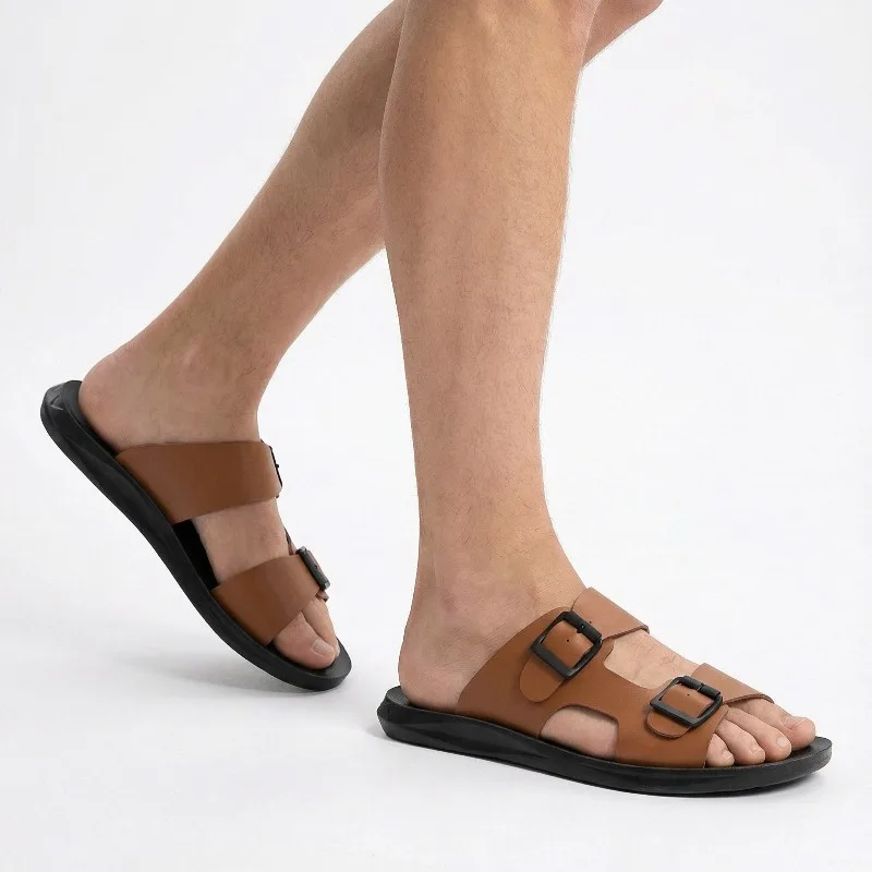 

New men's daily shoes bathroom outdoor casual sandals non-slip and wear-resistant lightweight men's cool slippers