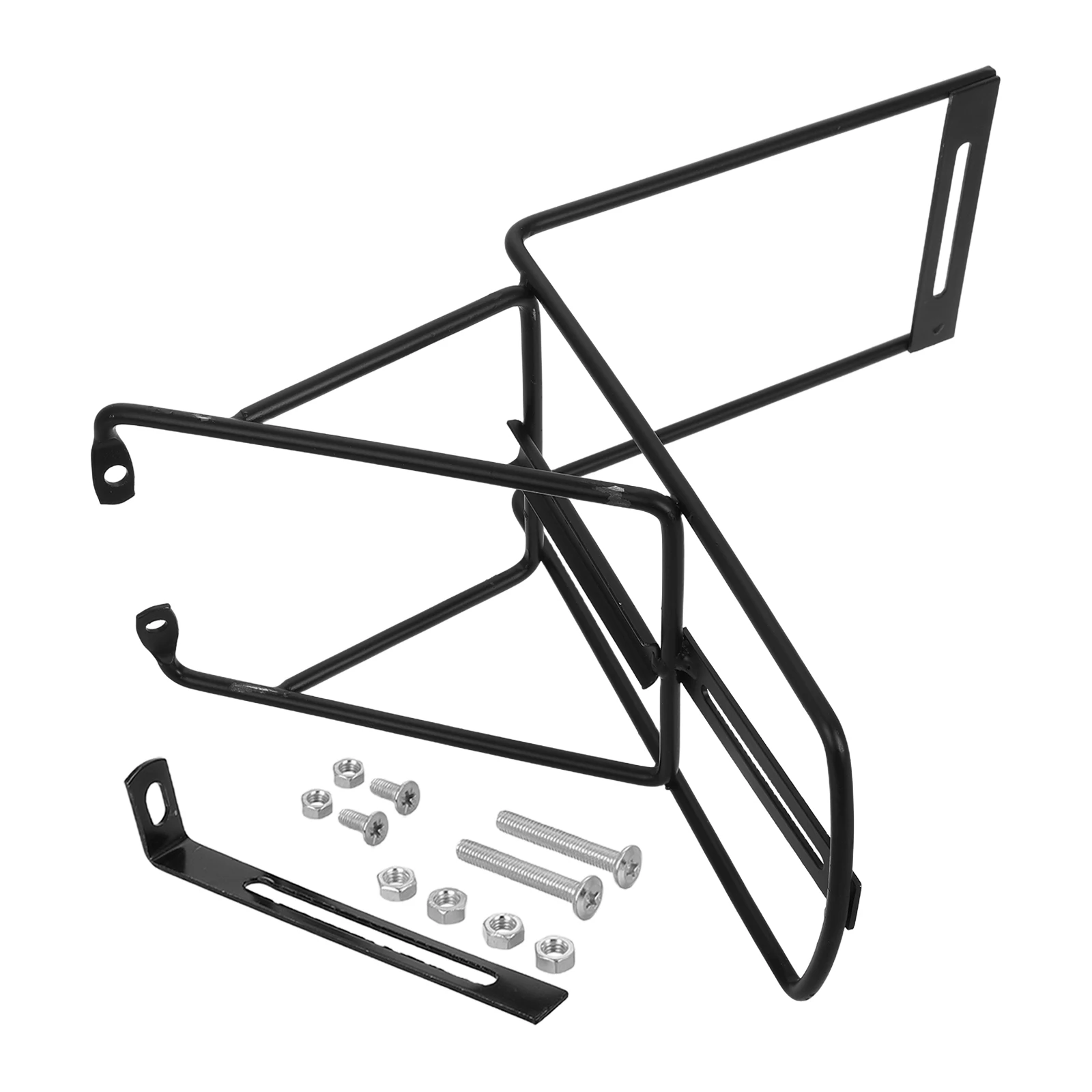 

1Set Aluminum Front Bike Rack for Mountain Bicycles Durable Carrier Shelf High Load Capacity Easy Install Bike Frames