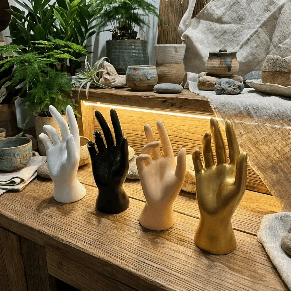 Realistic Jewelry Display Hand Model Elegant 22cm Mannequin Hand Model Durable Sturdy Ring Organizer Jewelry Photography