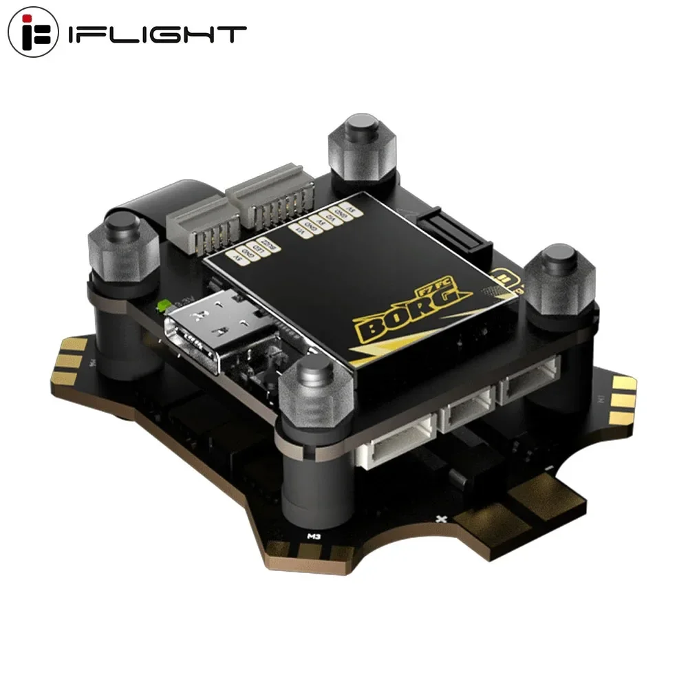 iFlight Borg F7 F722 Flight Controller + 60A 4in1 ESC Stack 4-6S LIHV for FPV RC Drone Quadcopter
