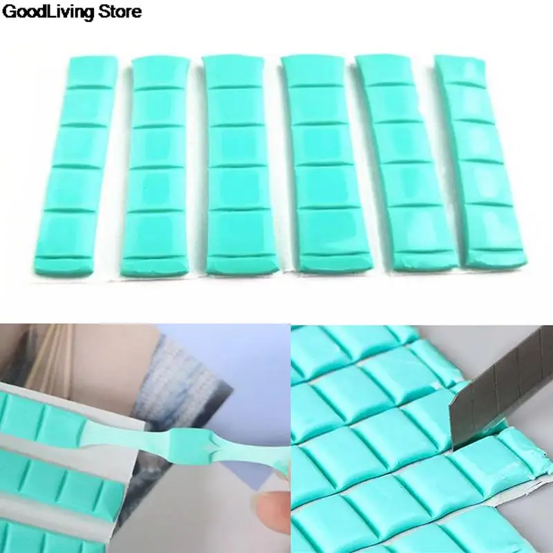 30pcs/lot Adhesive Glue Clay Fixing Clay Stick Removable Glue Clay Mud For Nails Tips Holder Reusable