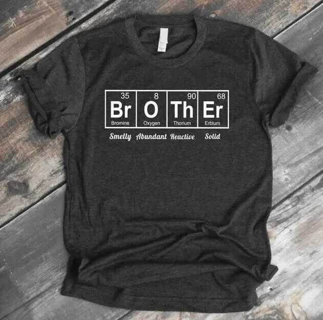 Funny Periodic Table Brother (Br-O-Th-Er) Science tee Chemistry elements T-Shirt
