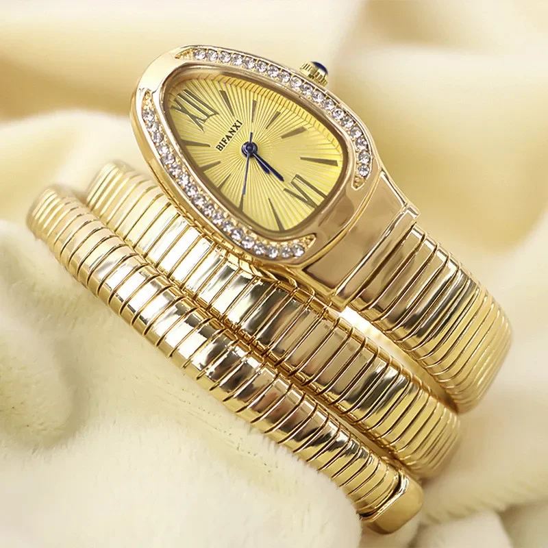 Snake watch ladies fashion bracelet table creative quartz watch personalized bracelet table