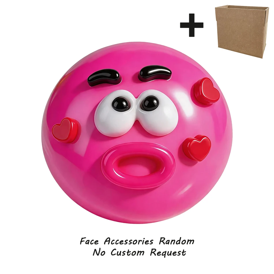 10CM Leuk Knijpspeeltje DIY Face-Swap Schattig Honden Squishy Speeltje Stressverlichting Zintuiglijk Cadeau Willekeurige Gezichtsaccessoires voor Ontspanning