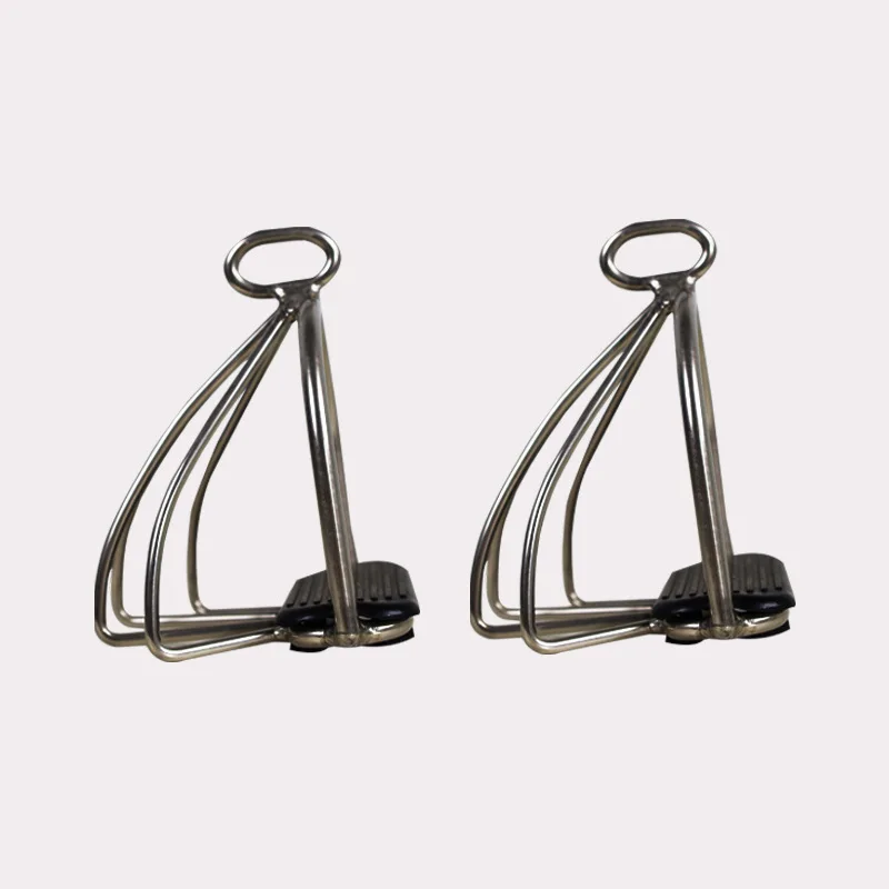 

Lightweight Stainless Steel Safety Stirrups, Anti-Slip Net Cover Equestrian Accessories