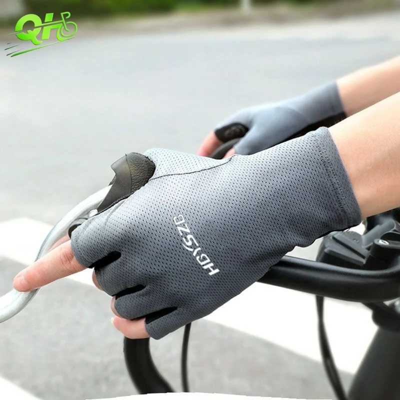 

Мотоциклетные велосипедные перчатки, летние перчатки для вождения электрического велосипеда, нескользящие дышащие светоотражающие спортивные bicicleta eléctrica
