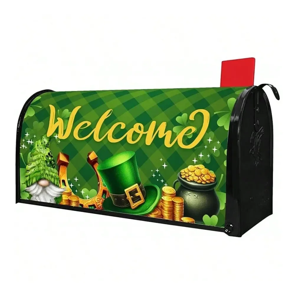 

Patriotic Mailbox Covers Magnetic Standard Size 21 X 18 Spring Summer American Welcome Mailbox Wraps Post Letter Box Cover Gard