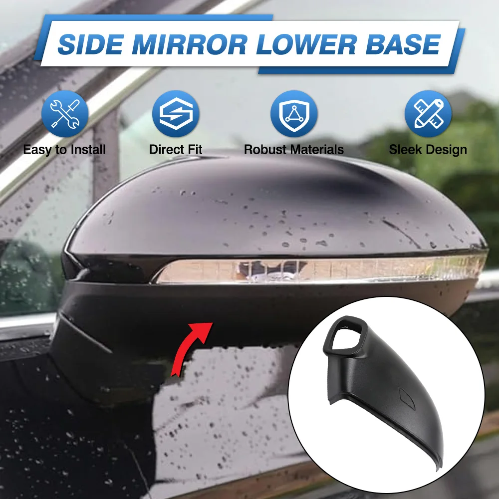 

Side Rearview Mirror Lower Holder Base Shell Bottom Housing for VW Passat B8 B8L Alltrack 2017 2018 2019 European Version