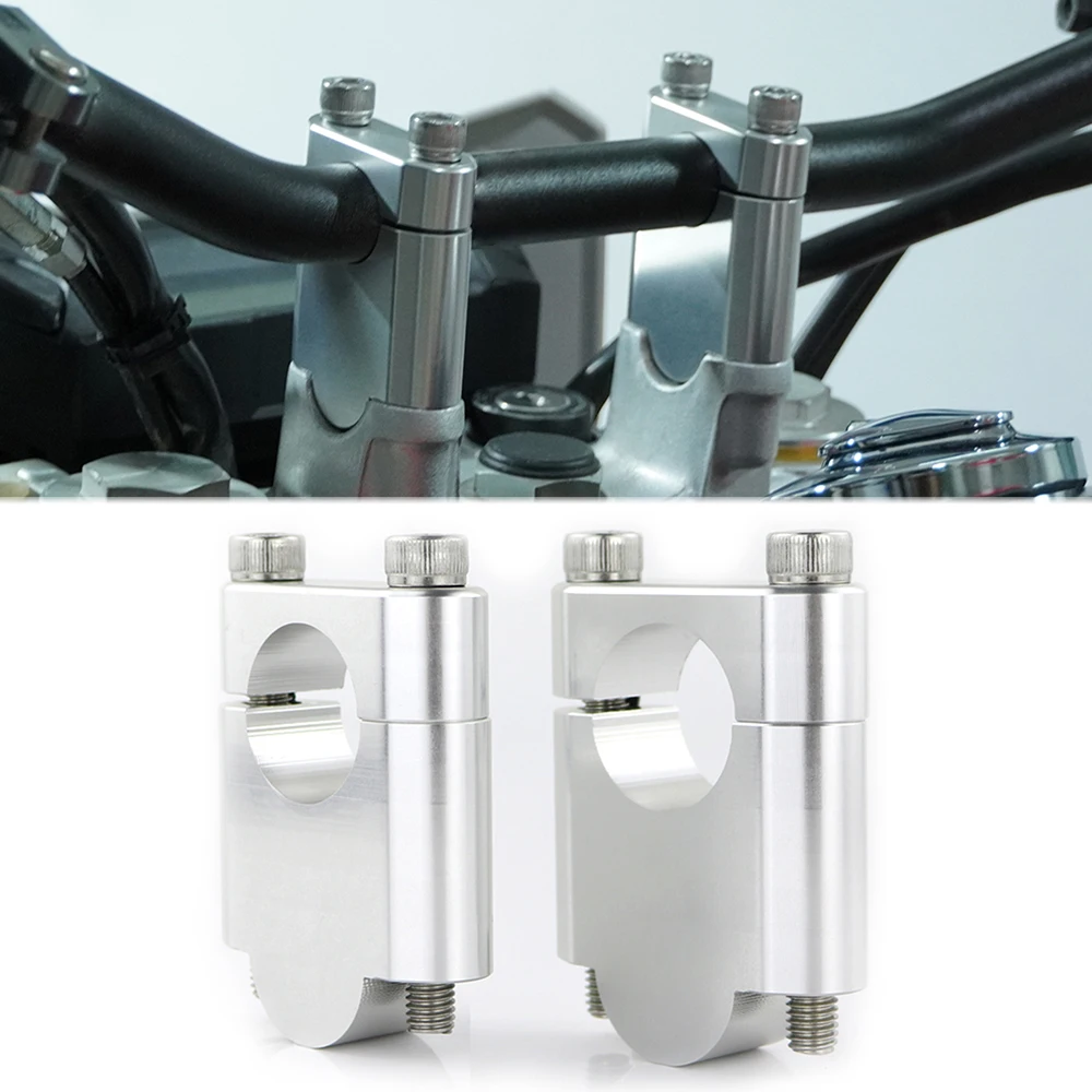 

22mm 7/8" Handlebar Risers Mounting Fat Bar Clamps For Honda TRX 450R TRX 700XX Kawasaki Brute Force/Prairie Yamaha Raptor 250