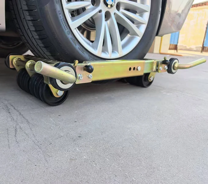 High Quality Manganese Steel Galvanized Rod Moving Tool Positioning Wheel Dolly