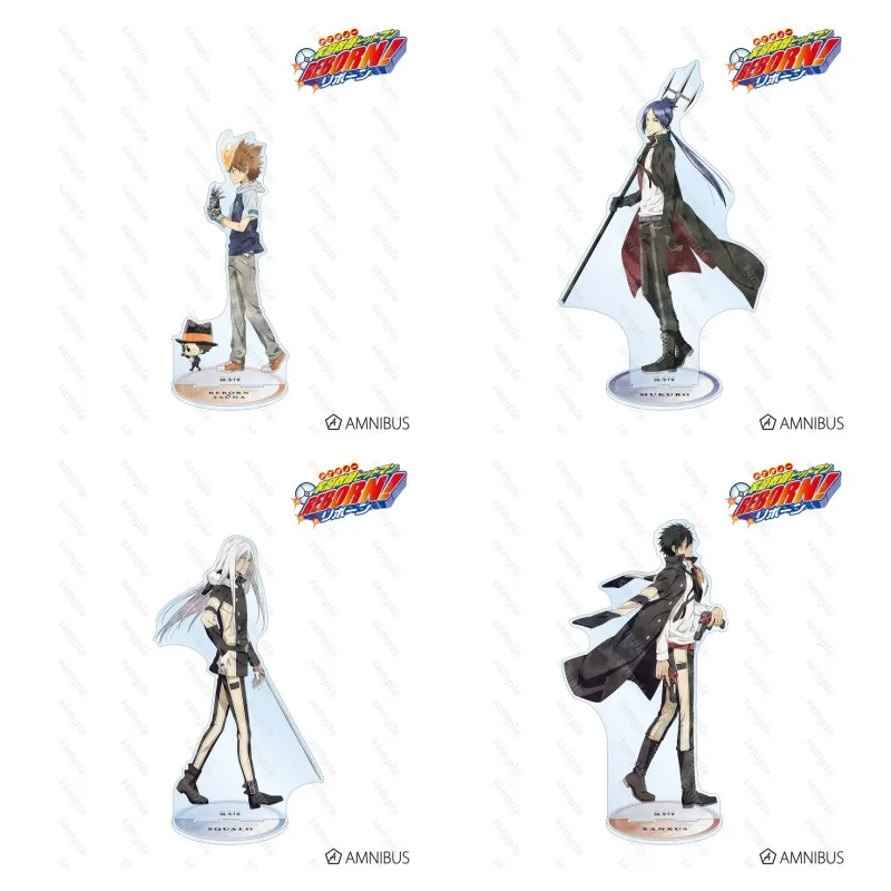 Горячее аниме ХИТМАН РЕБРОГ! Фигурка Superbia·Squalo XANXUS Rokudou Pretouro косплей акриловая подставка модель тарелка декор стола стоячий знак